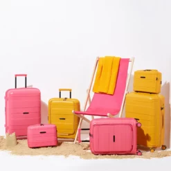 IT Luggage Momentous - 4-Piece Set (Calypso Coral) -UK Suitcase Sales Shop 14 e47737a3 fca8 49a0 ac88 60d61209f6be