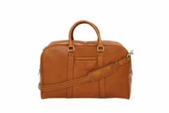 Felda Firenze Italian Leather Holdall -UK Suitcase Sales Shop 18810Tan 1 scaled