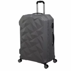 Ice Cap Plus - 3pc Set (Frost Grey) -UK Suitcase Sales Shop 32630 HK16 2528A08FrostedgreySSFrontpanel29in