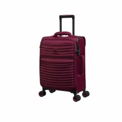 IT Luggage Precursor - 3pc Set (Dark Red) -UK Suitcase Sales Shop 32754 HK12 2883B08DarkredSSFrontpanel18.7in