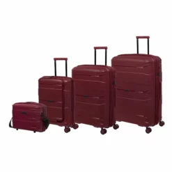 IT Luggage Momentous - 4-Piece Set (German Red)