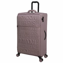IT Luggage Citywide - 3pc Set (Pale Mauve) 13 IT Luggage Citywide - 3pc Set (Pale Mauve) -UK Suitcase Sales Shop 32757 UK12 2648 08PalemauveSSFrontpanel29in