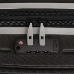 IT Luggage Eco-Protect - 4pc Set (Coffee Bean) -UK Suitcase Sales Shop 32759 UK16 2910E08CoffeebeanS028SSTSAlock