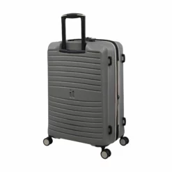 IT Luggage Eco-Protect - 3pc Set (Elephant Skin) -UK Suitcase Sales Shop 32759 UK16 2910E08GreyskinS735SSBackpanel