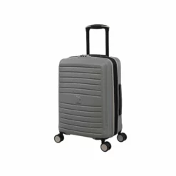 IT Luggage Eco-Protect - 3pc Set (Elephant Skin) -UK Suitcase Sales Shop 32759 UK16 2910E08GreyskinS735SSFrontpanel18.9in