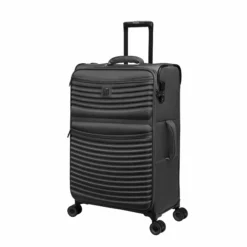 IT Luggage Precursor - 3pc Set (Charcoal) -UK Suitcase Sales Shop 32769 HK12 2883B08CharcoalSSFrontpanel25in