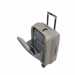 IT Luggage Spontaneous II - 3pc Set (Feather Grey) -UK Suitcase Sales Shop 32770 UK15 2881 08SSFrontpocketblueglow softpink feathergray 1a9ac86a e107 4c44 a437 b5f46862b52c