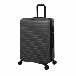 Attuned - 3pc Set (Charcoal) -UK Suitcase Sales Shop 32772 UK16 2620 08CharcoalgreySSFrontpanel25in