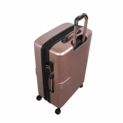 IT Luggage Helixian - 3pc Set (Metallic Rose Gold) -UK Suitcase Sales Shop 32898 UK16 2842 08MetallicrosegoldS397SSBacktop