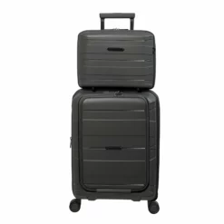 IT Luggage Momentous - 4-Piece Set (Starlight Grey) -UK Suitcase Sales Shop 32912 UK15 0886 08 15 2886 15StarlightgreySSFrontpanel