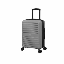 IT Luggage Eco-Protect - 4pc Set (Silver) -UK Suitcase Sales Shop 32913 UK16 2910E08SilverSSFrontpanel18.9in