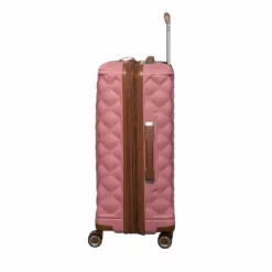 IT Luggage Indulging - 4pc Set (Flamingo Pink) -UK Suitcase Sales Shop 32964 UK16 3039 08FlamingoPinkSS25insidewithsingleexpclosed