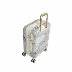 IT Luggage Sheen - Cabin (Gold Greyscale Marble) 14 IT Luggage Sheen - Cabin (Gold Greyscale Marble) -UK Suitcase Sales Shop 32980 UK16 2269B08GoldgreyscalemarbleSSBacktop18.9in