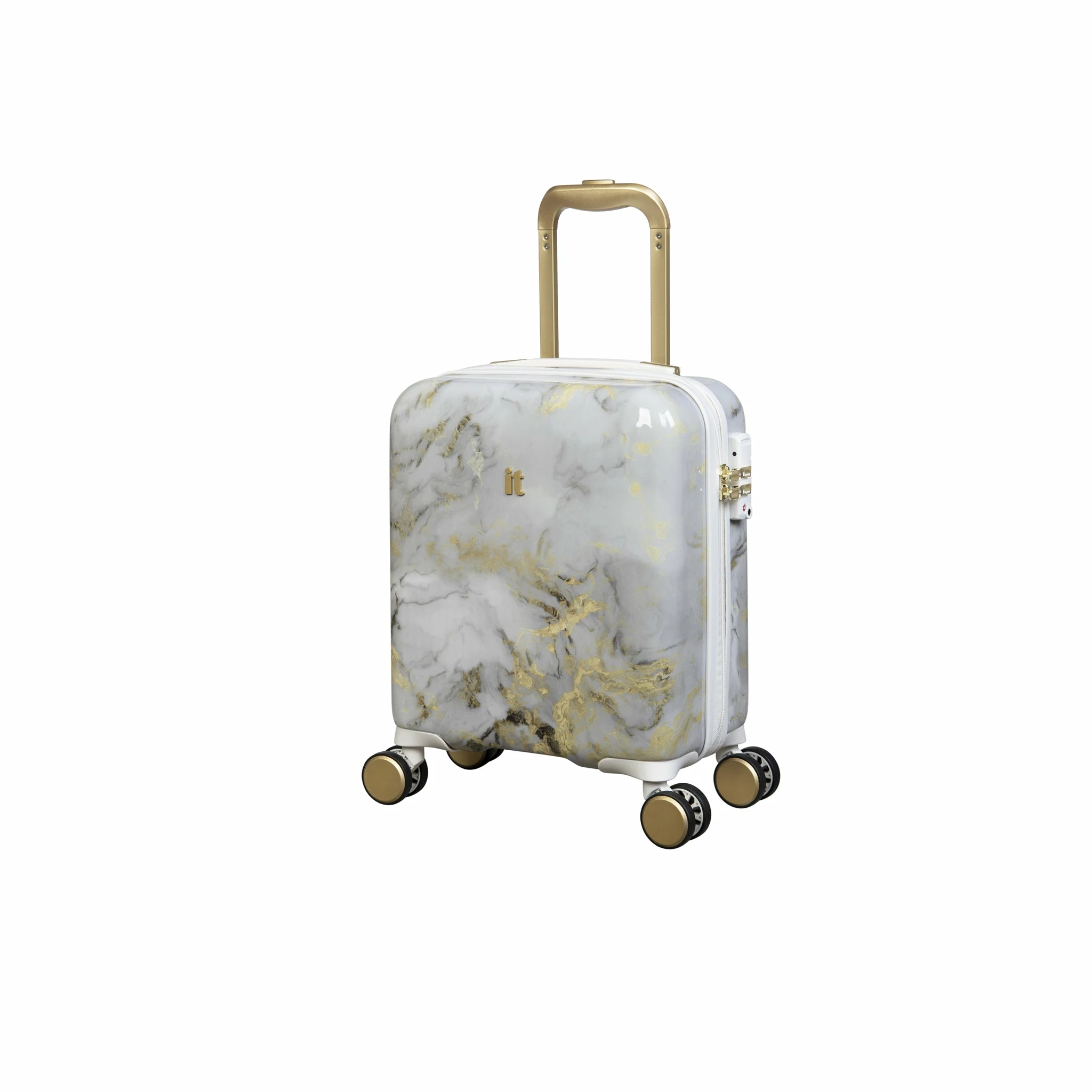 IT Luggage Sheen - Underseat (Gold Greyscale Marble) 2 IT Luggage Sheen - Underseat (Gold Greyscale Marble) - Image 2