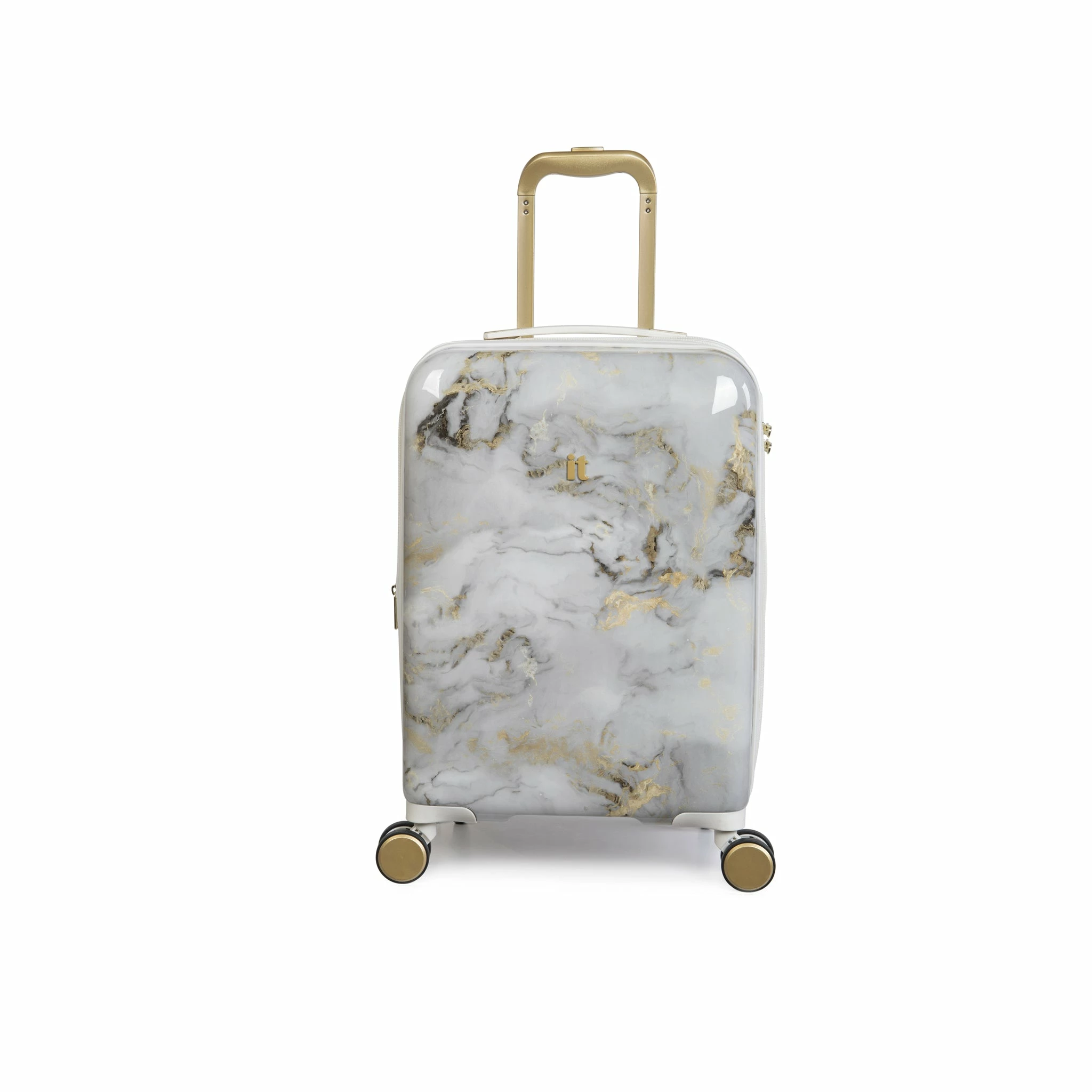 IT Luggage Sheen - Cabin (Gold Greyscale Marble) 1 IT Luggage Sheen - Cabin (Gold Greyscale Marble)