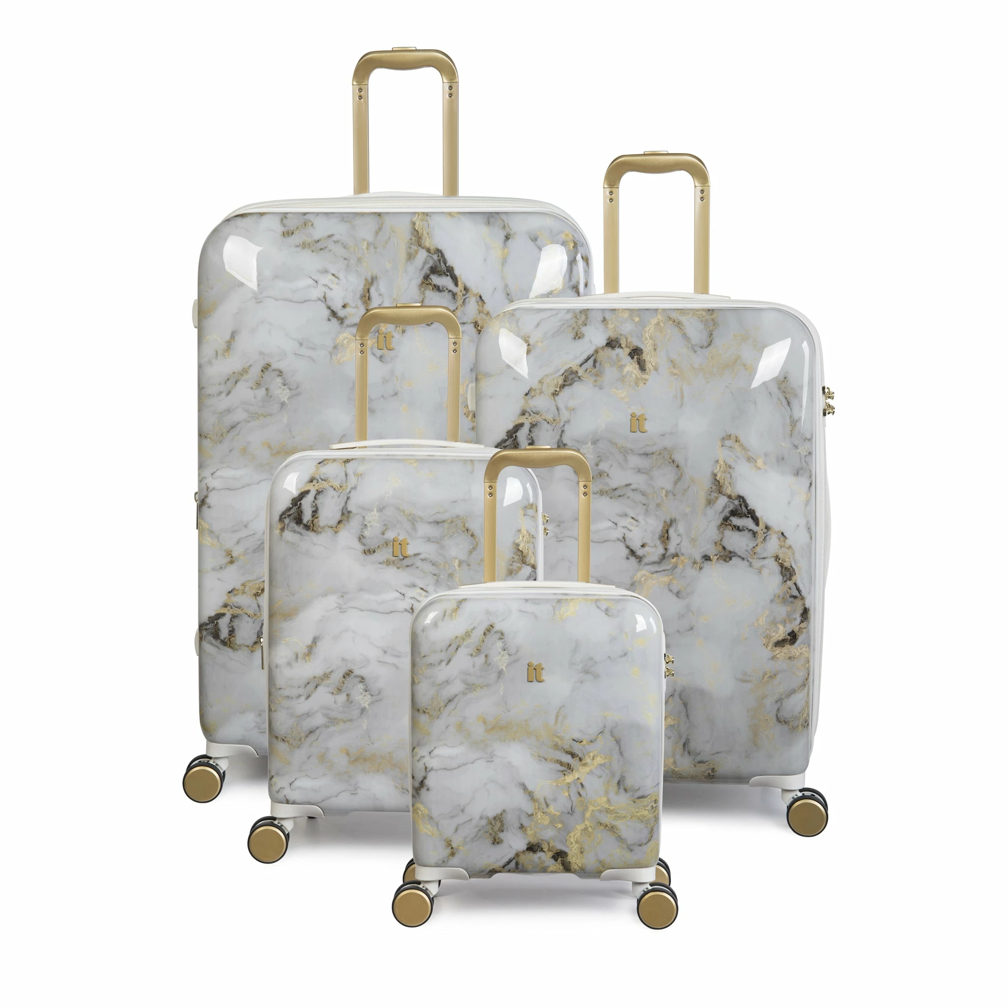 IT Luggage Sheen - Cabin (Gold Greyscale Marble) 9 IT Luggage Sheen - Cabin (Gold Greyscale Marble) - Image 9