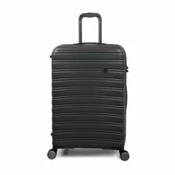 IT Luggage Fusional - 4pc Set (Warm Charcoal) -UK Suitcase Sales Shop 32987A UK16 2920 08Warmcharcoal Magnet S561SSFrontpaneldirectly25in