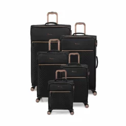 IT Luggage Bewitching - Underseat (Black) -UK Suitcase Sales Shop 33095 UK12 2686 08BlackSSFrontpaneldircetlyset2 962d8626 ab59 40d7 a0c3 40c02c713377