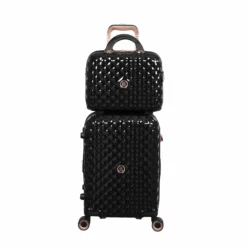 IT Luggage Glitzy - Vanity Case (Black) -UK Suitcase Sales Shop 33109 UK16 2888A08 16 2888A15BlackSSFrontpanel