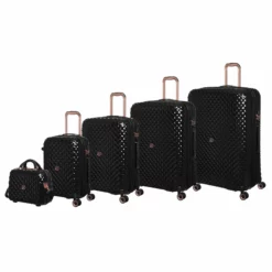 IT Luggage Glitzy - 5pc Set (Black)