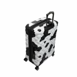 IT Luggage Indulging II - 4pc Set (Moo Cow Print) -UK Suitcase Sales Shop 33198 UK16 3039A08Moocowblack whiterepeatprintSSBacktop c13b4c75 a1f2 4de4 addb 5246c4476904