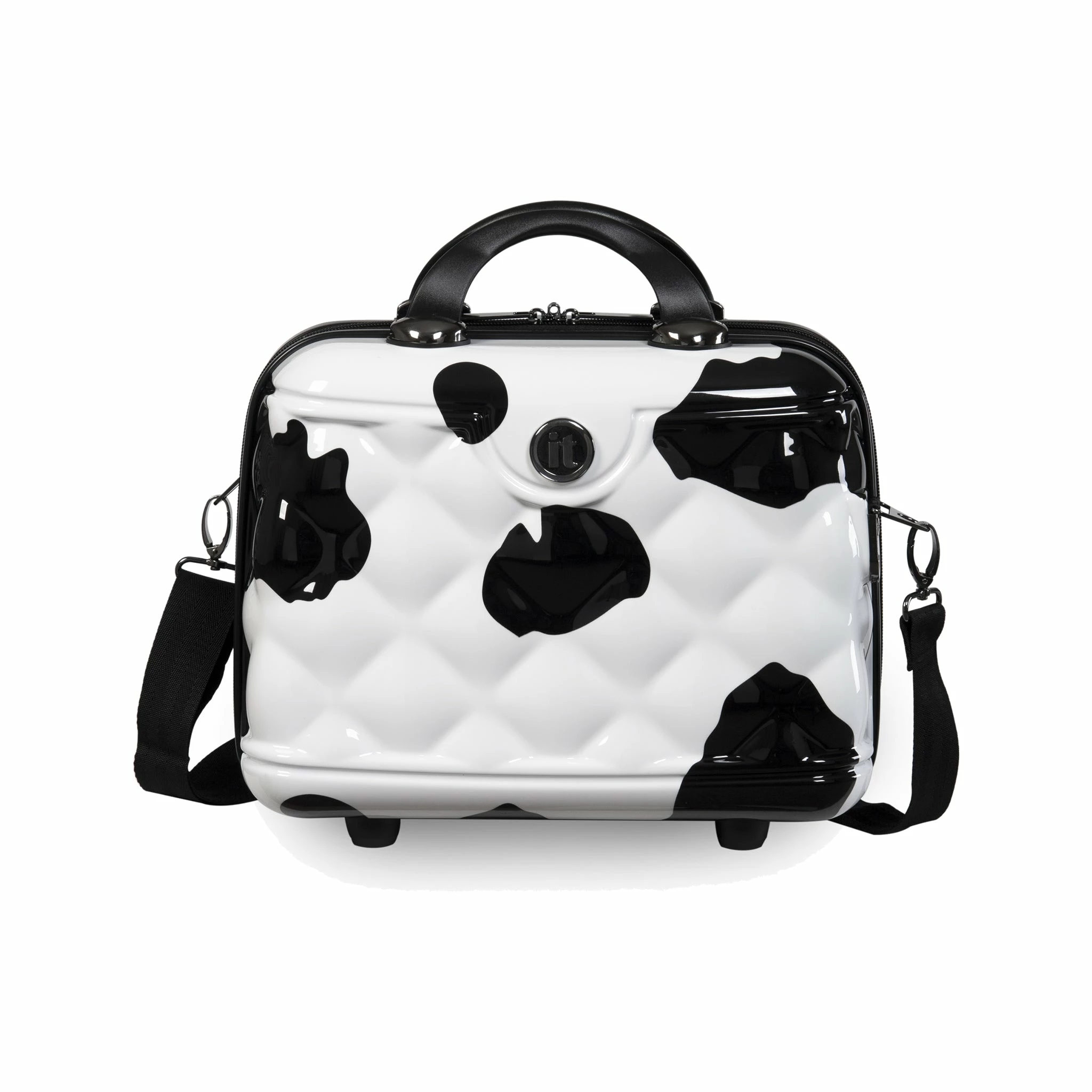 IT Luggage Indulging - Vanity Case (Moo Cow Print) 1 IT Luggage Indulging - Vanity Case (Moo Cow Print)