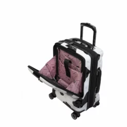 IT Luggage Indulging II - Cabin With Pocket (Moo Cow Print) 19 IT Luggage Indulging II - Cabin With Pocket (Moo Cow Print) -UK Suitcase Sales Shop 33199 UK16 3039A08Moocowblack whiterepeatprintSSPocketinterior 369ec0cb a4f9 4f03 bf30 0b303c62a71c