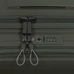 IT Luggage Spontaneous II - Cabin With Pocket (Olive Night) -UK Suitcase Sales Shop 33201 UK15 2881 08OlivenightSSTSAlock19.9in