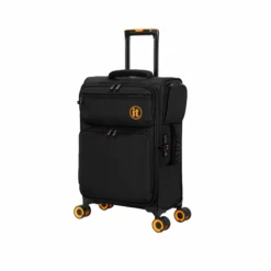 Simultaneous - Cabin (Black) -UK Suitcase Sales Shop 33202 UK12 2900 08BlackSSFrontpanel19.5in b1e8301e 71f5 4977 a89c 6230b60be421