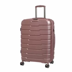 Prosperous - 3pc Set (Metallic Pink) -UK Suitcase Sales Shop 60660 US16 2379 08Metallicpink S832Frontpanel25in