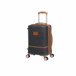 IT Luggage Replicating - 3pc Set (Charcoal) -UK Suitcase Sales Shop 61284 US16 2632 08DarkshadowwithalmondtrimS015SSFrontpanel18.5in