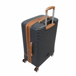 IT Luggage Replicating - 3pc Set (Charcoal) -UK Suitcase Sales Shop 61284 US16 2632 08DarkshadowwithalmondtrimS015SSTopback