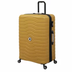 Intervolve - 3pc Set (Yellow) -UK Suitcase Sales Shop 61310 US16 2586 08OldgoldSSFrontpanel29.5in
