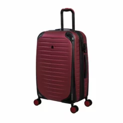 IT Luggage Lineal - 3pc Set (Wine Red) -UK Suitcase Sales Shop 61328 US16 2631 08DeepclaretS008SSFrontpanel25in f373353b bae0 4737 ad6c 1d70fa196136