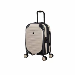 IT Luggage Lineal - 3pc Set (Oyster) -UK Suitcase Sales Shop 61328 US16 2631 08OystergrayS821SSFrontpanel18.5in