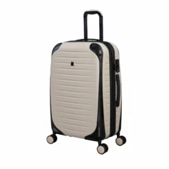 IT Luggage Lineal - 3pc Set (Oyster) -UK Suitcase Sales Shop 61328 US16 2631 08OystergrayS821SSFrontpanel25in
