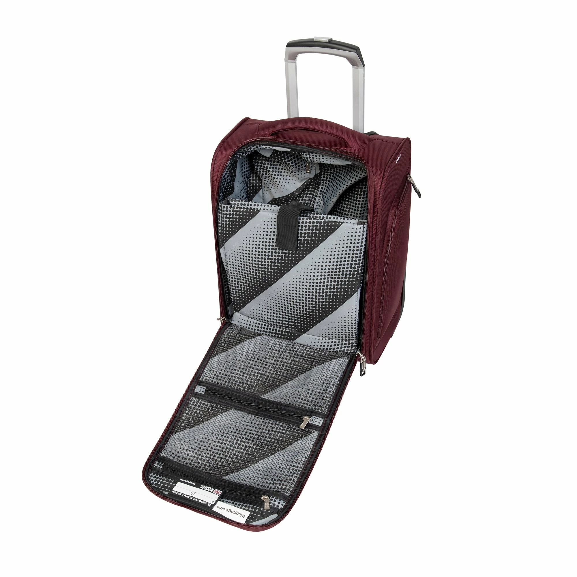 IT Luggage Intrepid - Underseat (Dark Red) 2 IT Luggage Intrepid - Underseat (Dark Red) - Image 2
