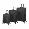 IT Luggage Lustrous - 3pc Set (Charcoal)