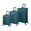 IT Luggage Lustrous - 3pc Set (Harbour Blue)
