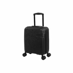 IT Luggage Valiant - 4pc Set (Black) -UK Suitcase Sales Shop 61437 US16 2914 08BlackS001SSFrontpanel14.7in