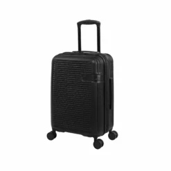 IT Luggage Valiant - 4pc Set (Black) -UK Suitcase Sales Shop 61437 US16 2914 08BlackS001SSFrontpanel18.9in