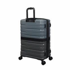 IT Luggage Interfuse - 3pc Set (Lead / Pewter) -UK Suitcase Sales Shop 61527 US16 2936 08Lead PewterM332SSBackpanel