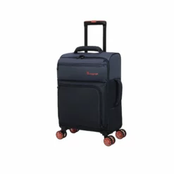 Duo-Tone - 3pc Set (Vintage Indigo & India Ink) -UK Suitcase Sales Shop 61560 US12 1519B08VintageindigoandIndiainkM334SSFrontpanel18