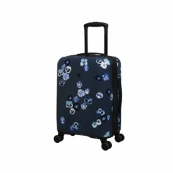 IT Luggage Sheen - 2pc Set (Pansies Floral Blue Depths) 16 IT Luggage Sheen - 2pc Set (Pansies Floral Blue Depths) -UK Suitcase Sales Shop 61665 US16 2269C08PansiesfloralbluedepthsP723SSFrontpanel18.9in