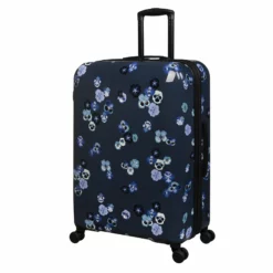 IT Luggage Sheen - 2pc Set (Pansies Floral Blue Depths) 15 IT Luggage Sheen - 2pc Set (Pansies Floral Blue Depths) -UK Suitcase Sales Shop 61665 US16 2269C08PansiesfloralbluedepthsP723SSFrontpanel27in