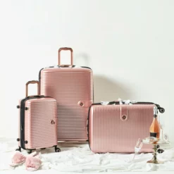 IT Luggage Helixian - 3pc Set (Metallic Rose Gold) -UK Suitcase Sales Shop 9 edc9ceca 0f84 49ed 8f48 63e60f3f7e3a
