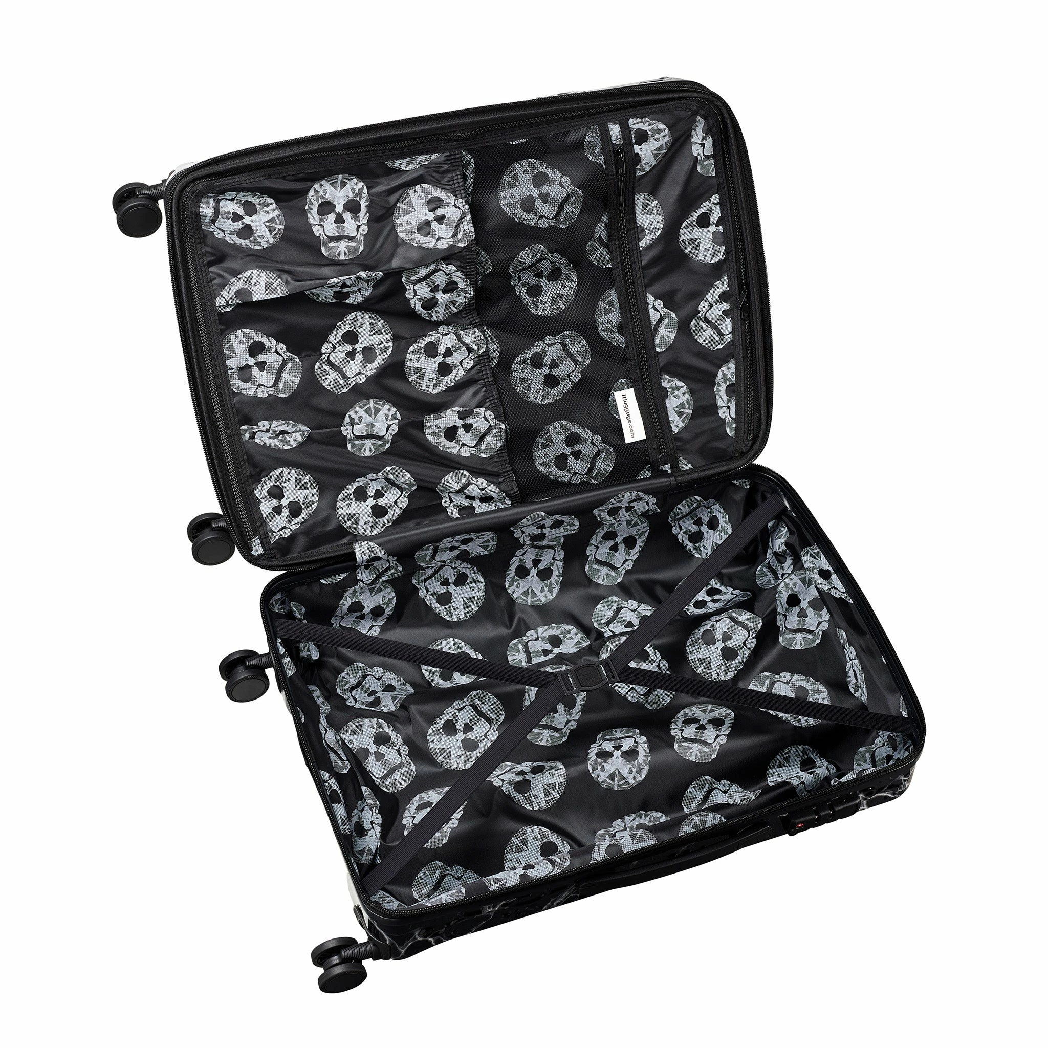 IT Luggage Candy Calavera - 4pc Set (Black Marble) 9 IT Luggage Candy Calavera - 4pc Set (Black Marble) - Image 9
