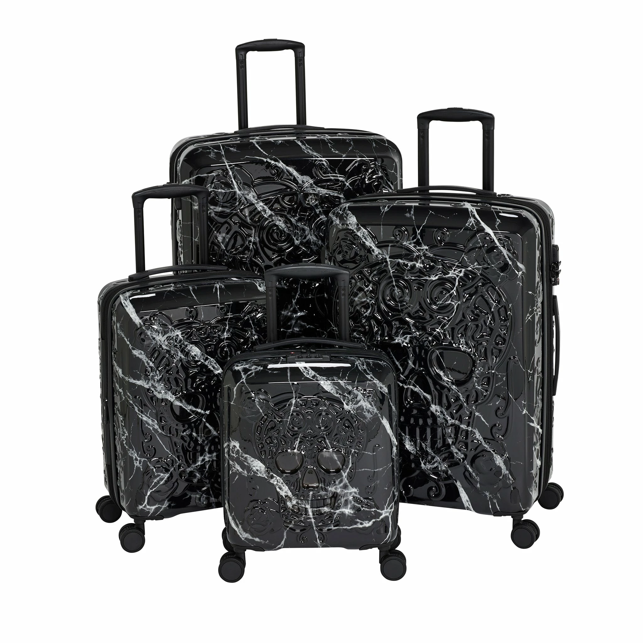 IT Luggage Candy Calavera - 4pc Set (Black Marble) 4 IT Luggage Candy Calavera - 4pc Set (Black Marble) - Image 4