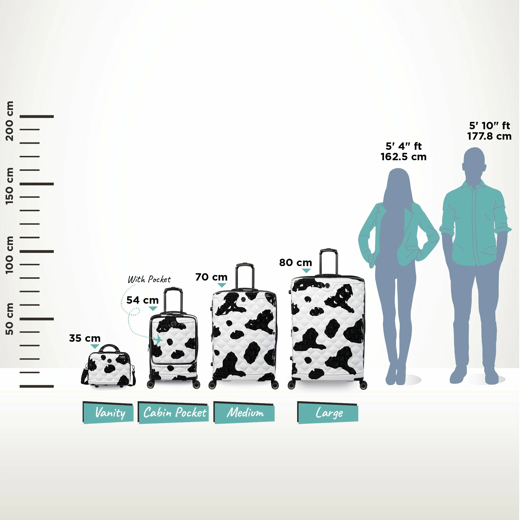 IT Luggage Indulging II - Cabin With Pocket (Moo Cow Print) 16 IT Luggage Indulging II - Cabin With Pocket (Moo Cow Print) - Image 16