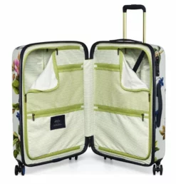 Joules Spring Wood Botanical 4-Wheel Medium 66cm Case -UK Suitcase Sales Shop JLH0102 106 Joules Medium Case Spring Wood Botanical 3